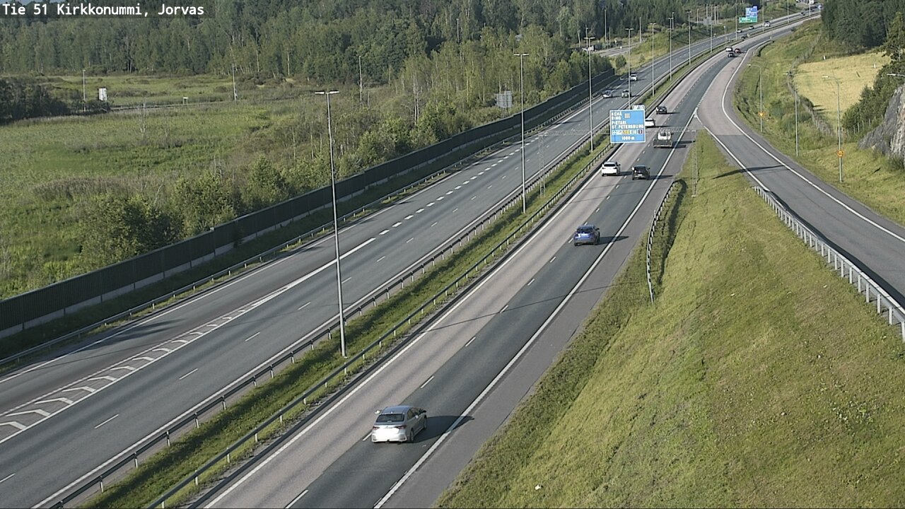 Weather Camera Image Väg 51 Kyrkslätt, Jorvas, Kirkkonummi, Uusimaa