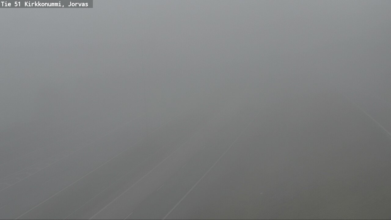 Weather Camera Image Väg 51 Kyrkslätt, Jorvas, Kirkkonummi, Uusimaa