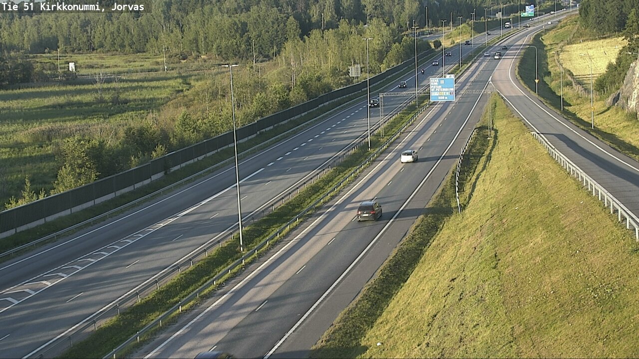 Weather Camera Image Väg 51 Kyrkslätt, Jorvas, Kirkkonummi, Uusimaa