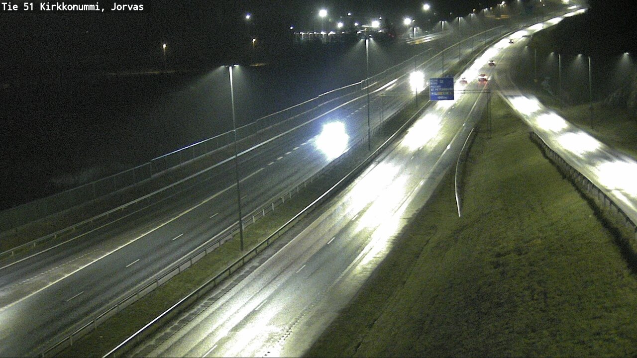 Weather Camera Image Väg 51 Kyrkslätt, Jorvas, Kirkkonummi, Uusimaa