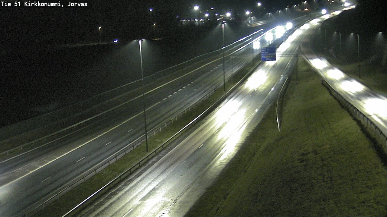 Weather Camera Image Väg 51 Kyrkslätt, Jorvas, Kirkkonummi, Uusimaa