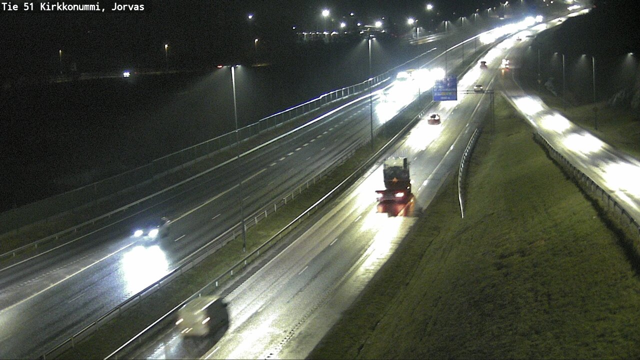 Weather Camera Image Väg 51 Kyrkslätt, Jorvas, Kirkkonummi, Uusimaa