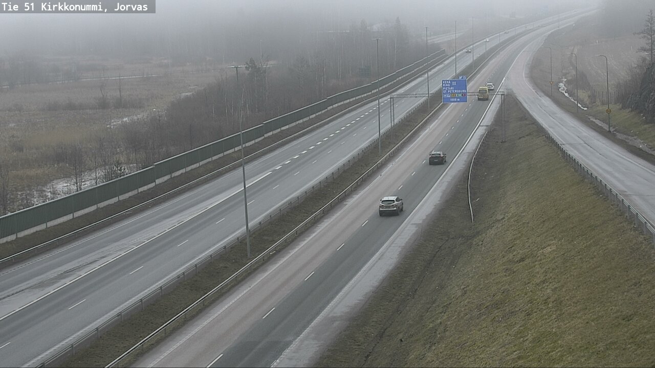 Weather Camera Image Road 51 Kirkkonummi, Jorvas, Kirkkonummi, Uusimaa