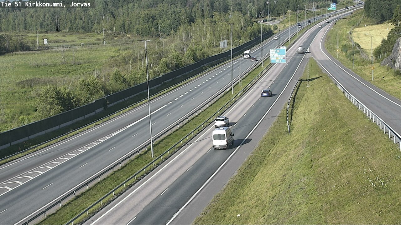 Weather Camera Image Väg 51 Kyrkslätt, Jorvas, Kirkkonummi, Uusimaa