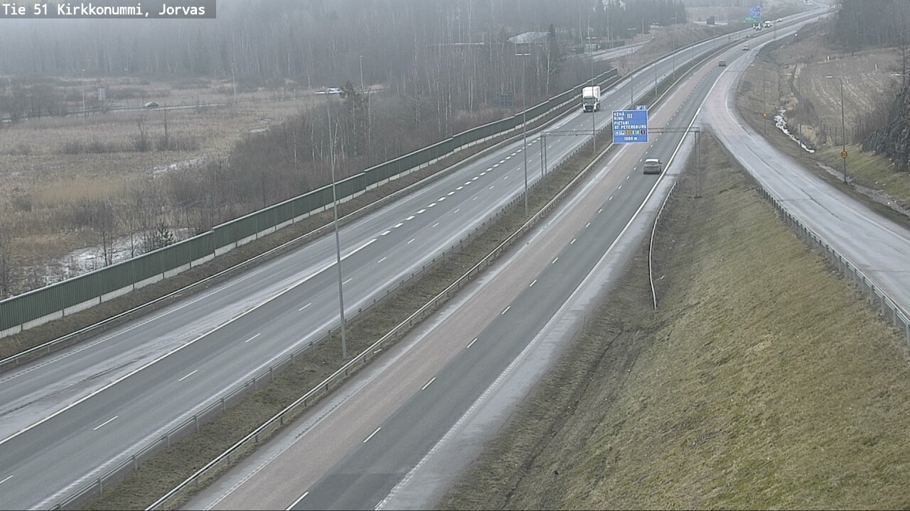Weather Camera Image Road 51 Kirkkonummi, Jorvas, Kirkkonummi, Uusimaa