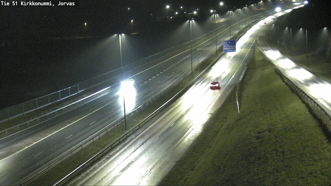 Weather Camera Image Väg 51 Kyrkslätt, Jorvas, Kirkkonummi, Uusimaa
