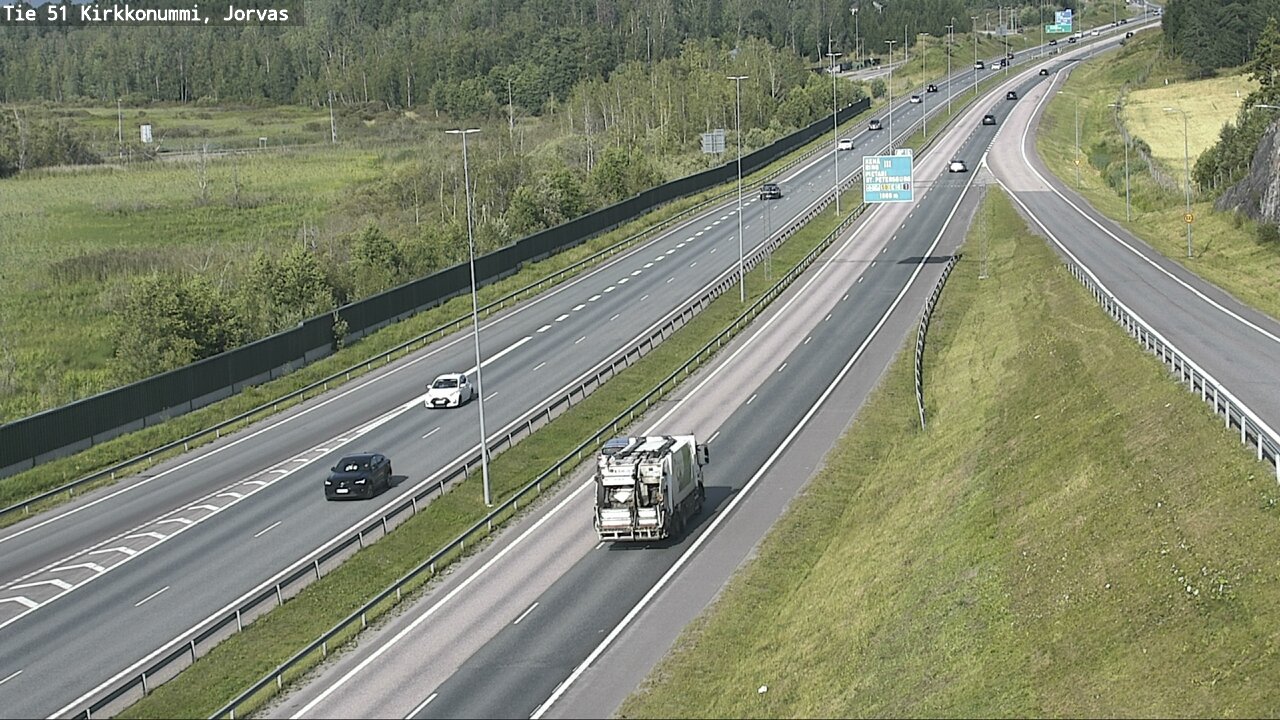 Weather Camera Image Väg 51 Kyrkslätt, Jorvas, Kirkkonummi, Uusimaa