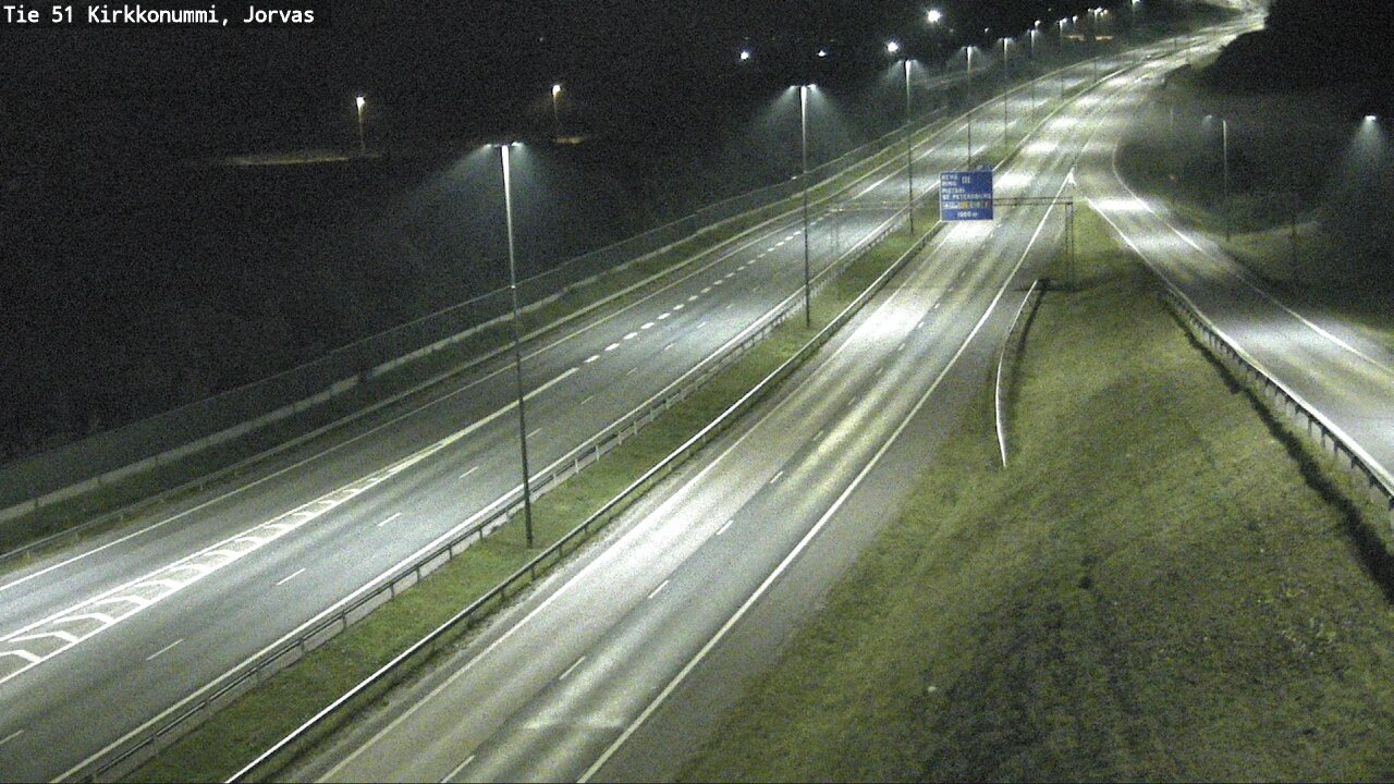 Weather Camera Image Väg 51 Kyrkslätt, Jorvas, Kirkkonummi, Uusimaa