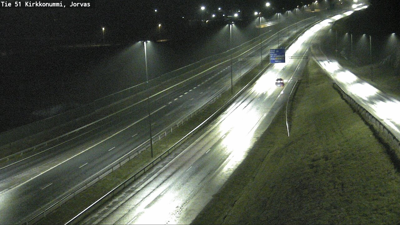Weather Camera Image Väg 51 Kyrkslätt, Jorvas, Kirkkonummi, Uusimaa
