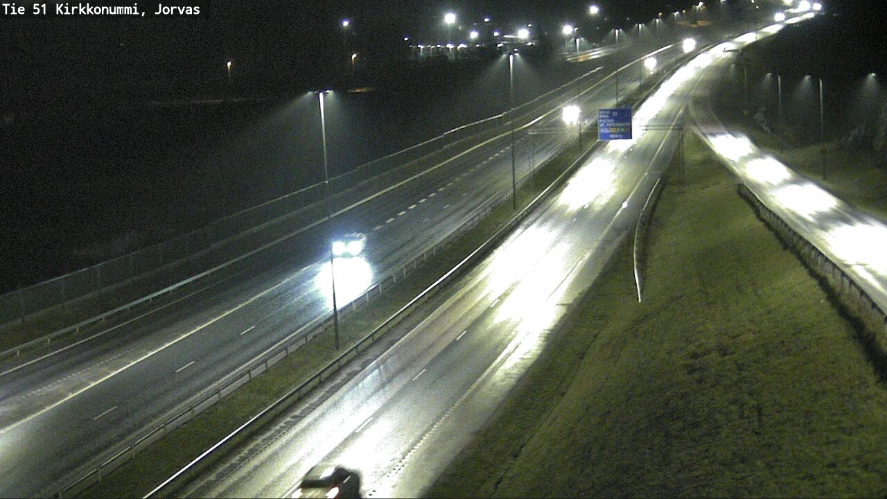 Weather Camera Image Väg 51 Kyrkslätt, Jorvas, Kirkkonummi, Uusimaa