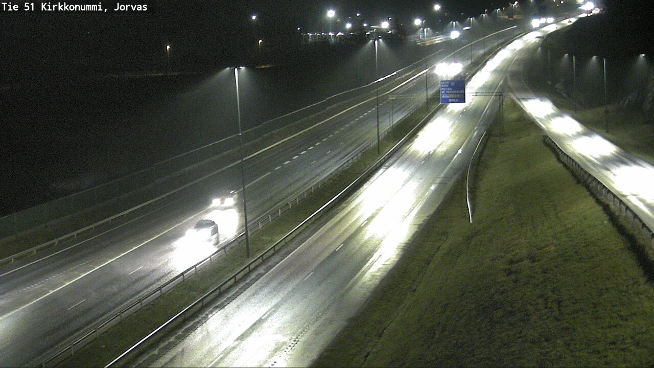 Weather Camera Image Väg 51 Kyrkslätt, Jorvas, Kirkkonummi, Uusimaa