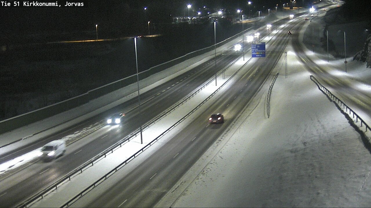 Weather Camera Image Väg 51 Kyrkslätt, Jorvas, Kirkkonummi, Uusimaa