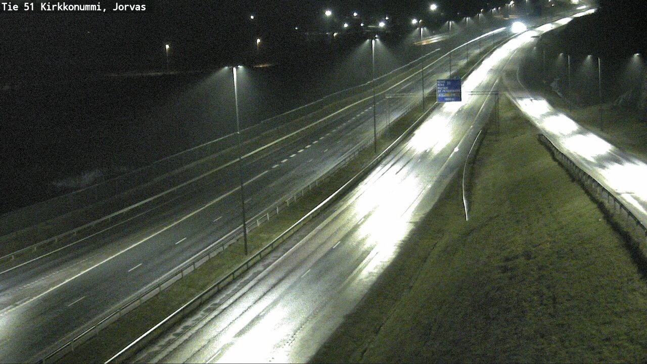 Weather Camera Image Väg 51 Kyrkslätt, Jorvas, Kirkkonummi, Uusimaa
