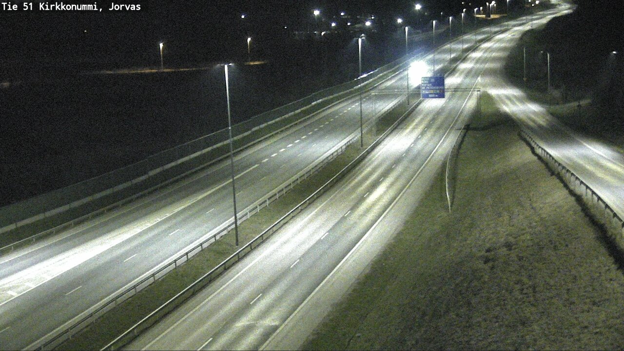 Weather Camera Image Road 51 Kirkkonummi, Jorvas, Kirkkonummi, Uusimaa