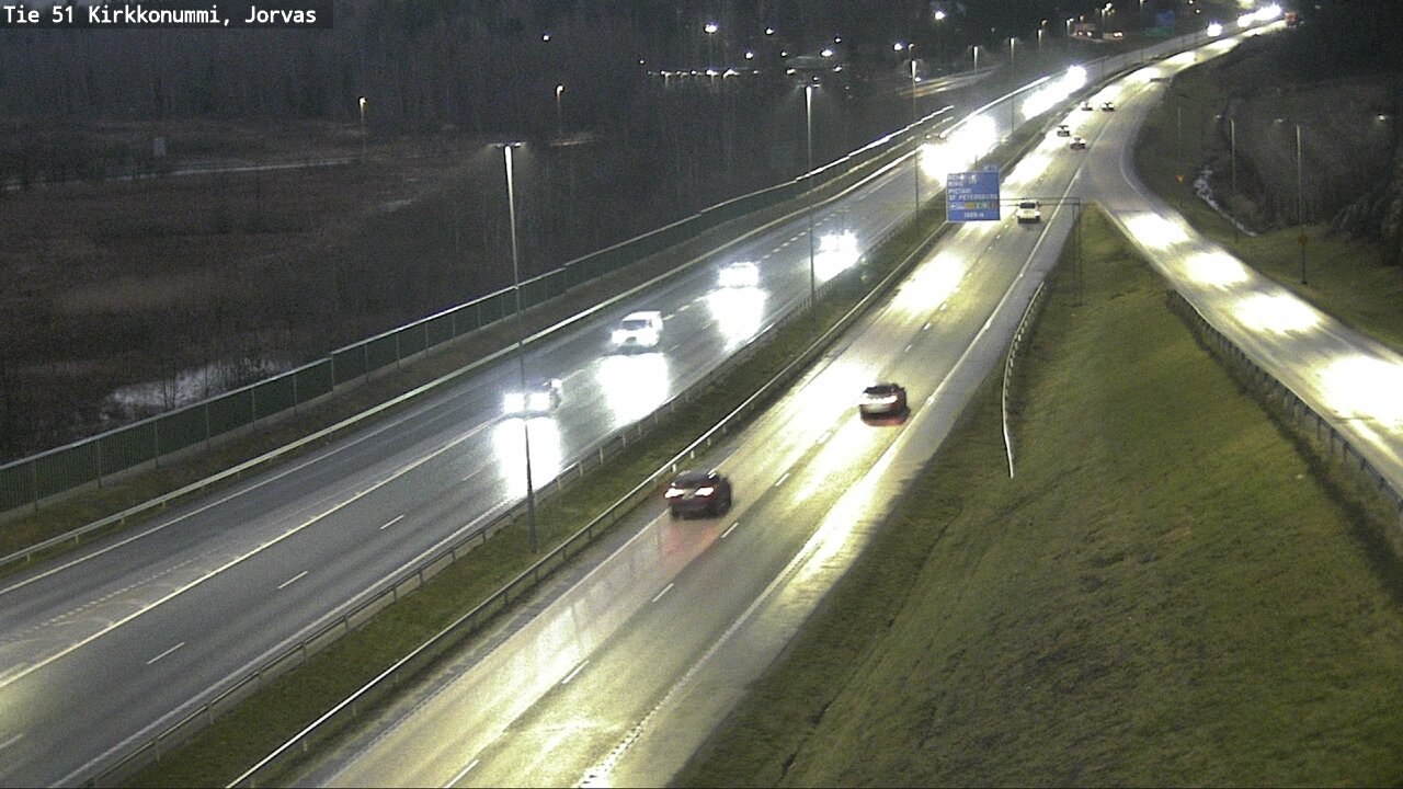 Weather Camera Image Road 51 Kirkkonummi, Jorvas, Kirkkonummi, Uusimaa
