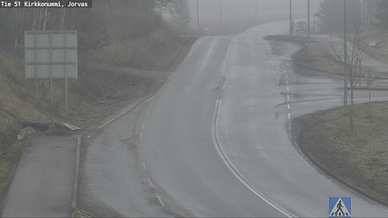 Weather Camera Image Väg 51 Kyrkslätt, Jorvas, Kirkkonummi, Uusimaa