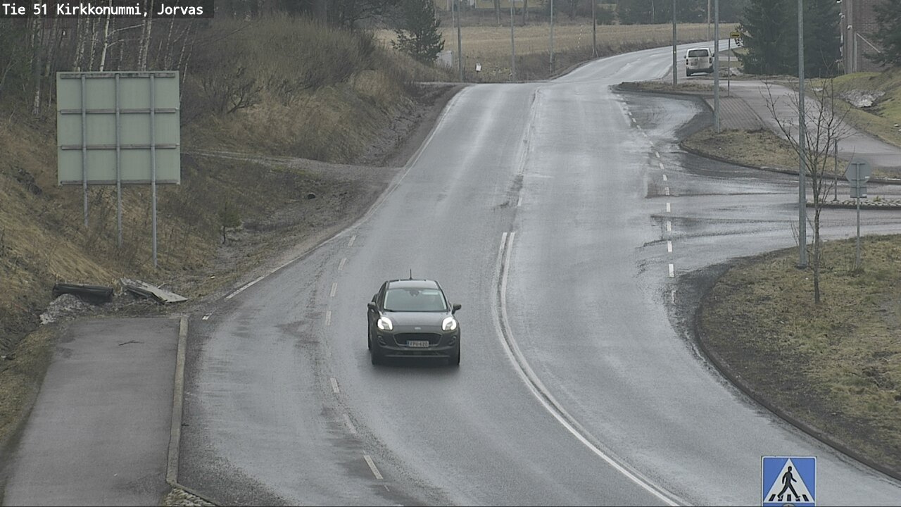 Weather Camera Image Väg 51 Kyrkslätt, Jorvas, Kirkkonummi, Uusimaa