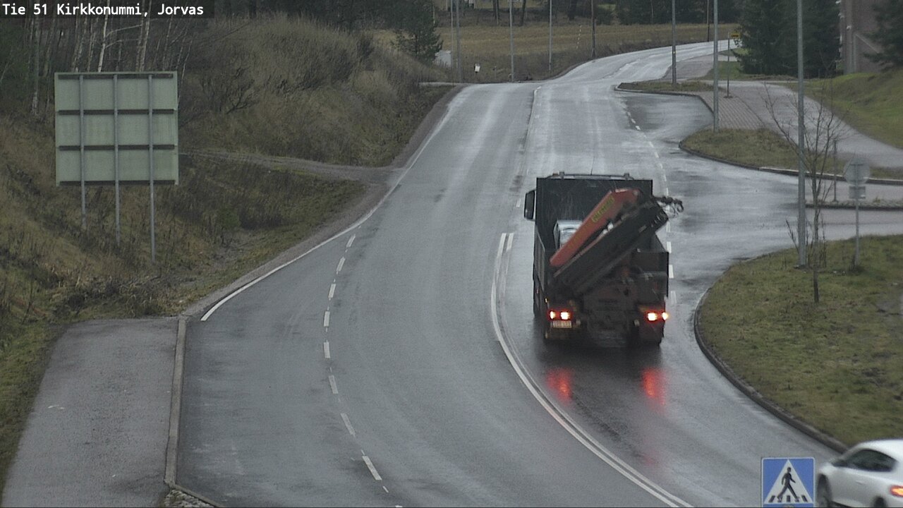Weather Camera Image Väg 51 Kyrkslätt, Jorvas, Kirkkonummi, Uusimaa