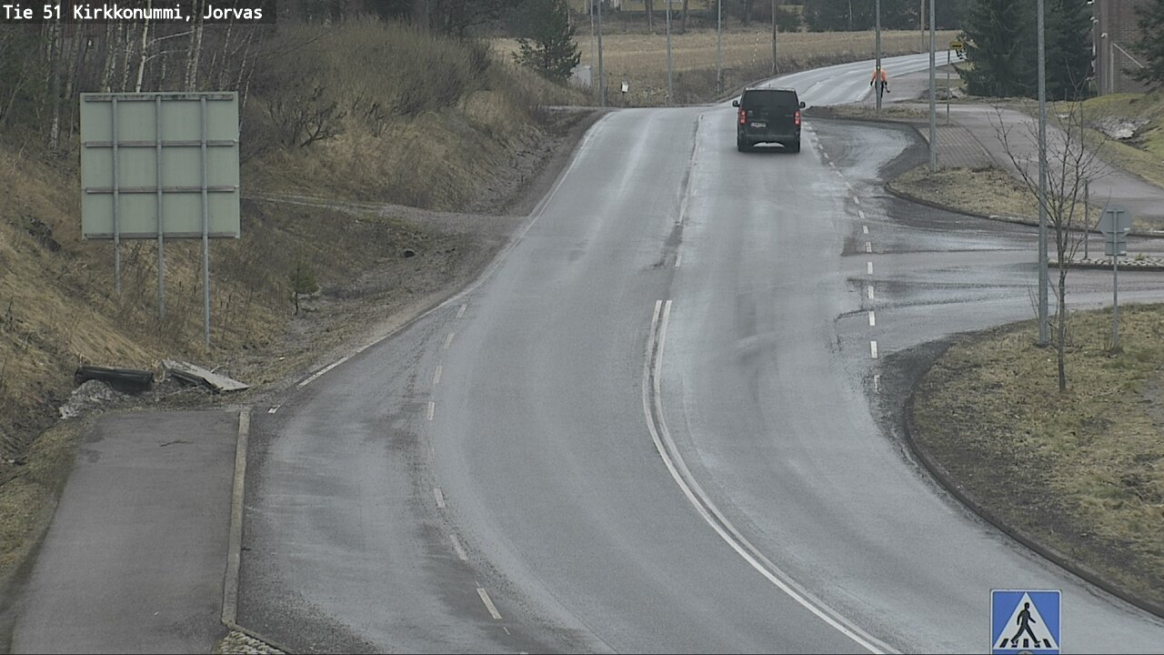 Weather Camera Image Väg 51 Kyrkslätt, Jorvas, Kirkkonummi, Uusimaa