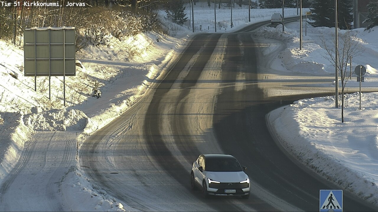 Weather Camera Image Väg 51 Kyrkslätt, Jorvas, Kirkkonummi, Uusimaa