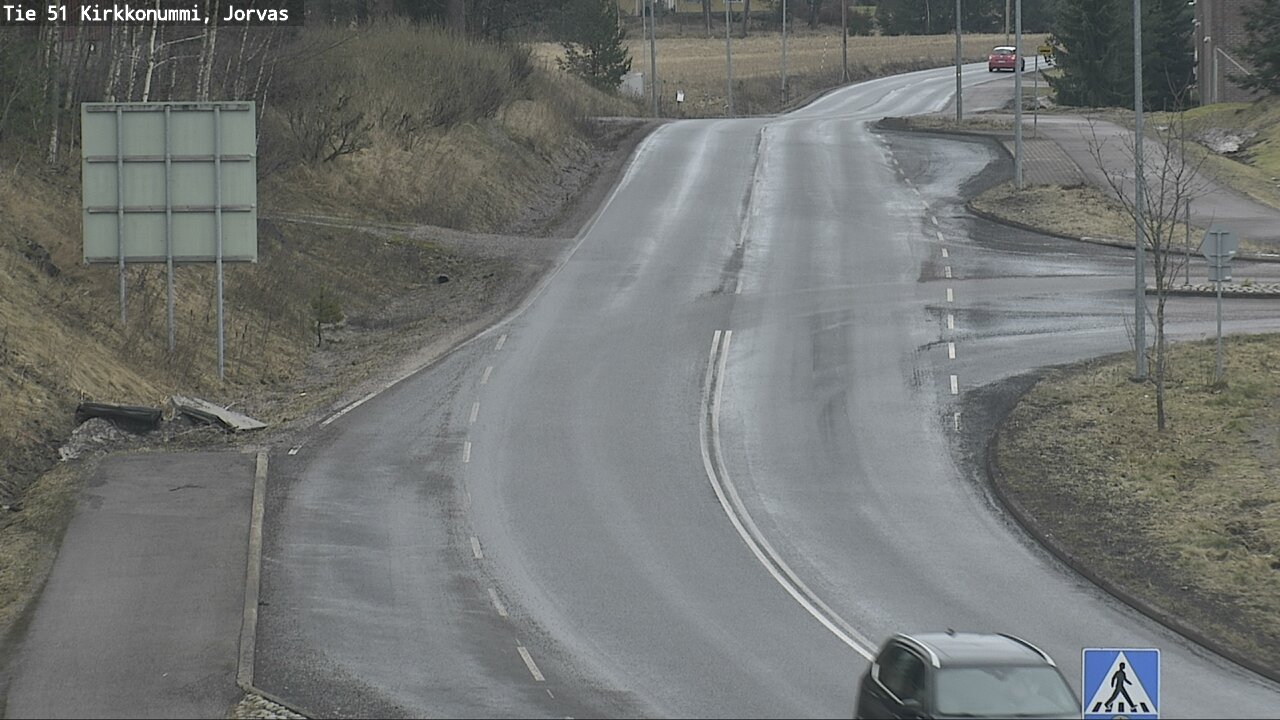 Weather Camera Image Väg 51 Kyrkslätt, Jorvas, Kirkkonummi, Uusimaa
