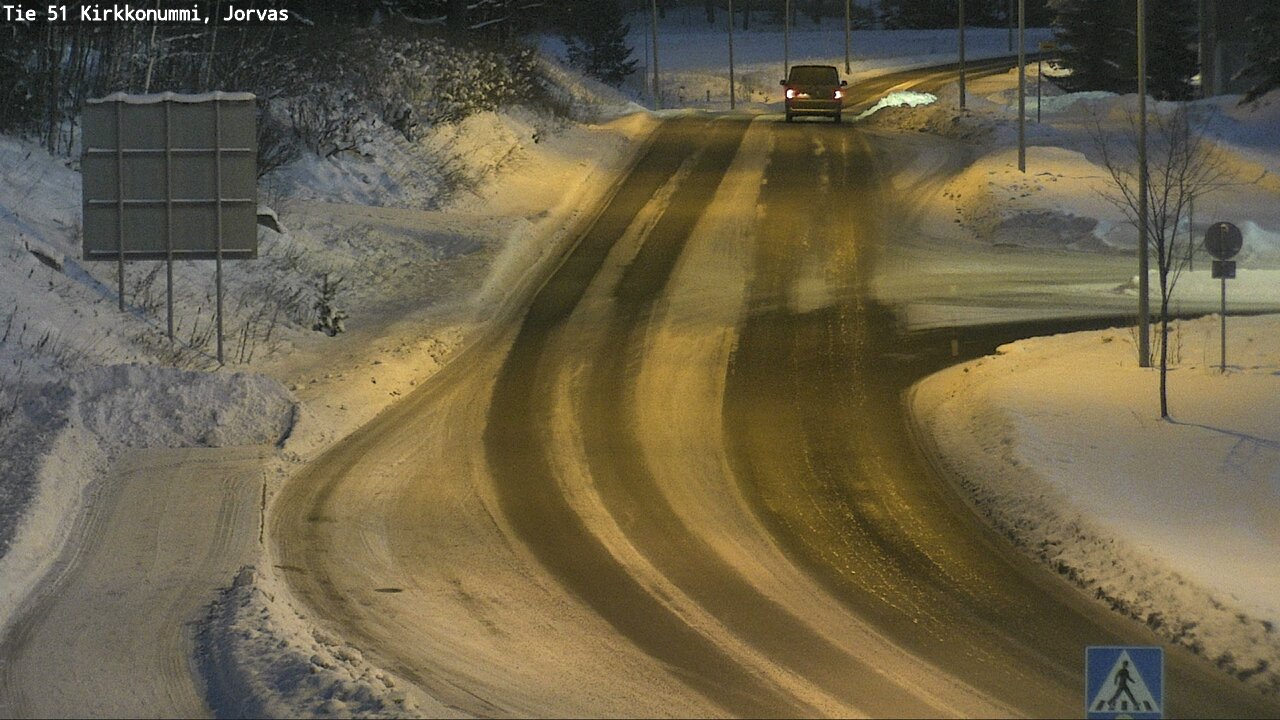 Weather Camera Image Väg 51 Kyrkslätt, Jorvas, Kirkkonummi, Uusimaa
