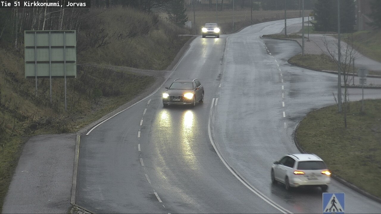 Weather Camera Image Väg 51 Kyrkslätt, Jorvas, Kirkkonummi, Uusimaa