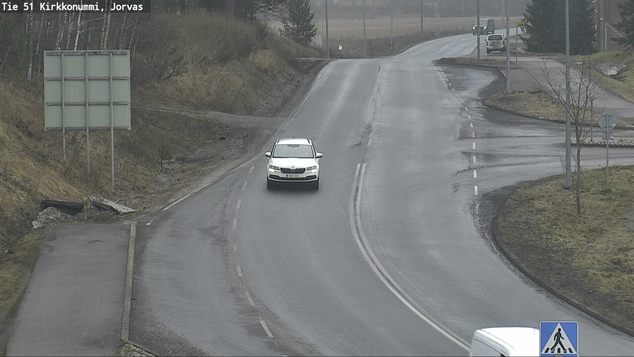 Weather Camera Image Väg 51 Kyrkslätt, Jorvas, Kirkkonummi, Uusimaa