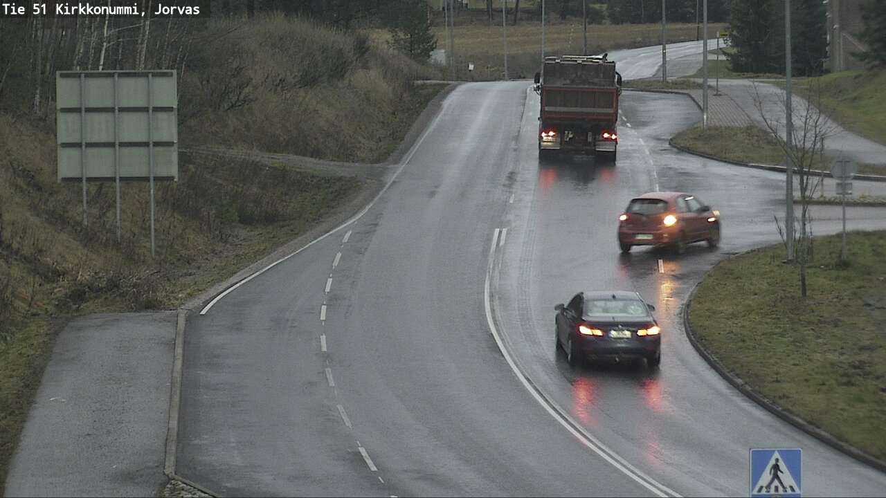 Weather Camera Image Väg 51 Kyrkslätt, Jorvas, Kirkkonummi, Uusimaa