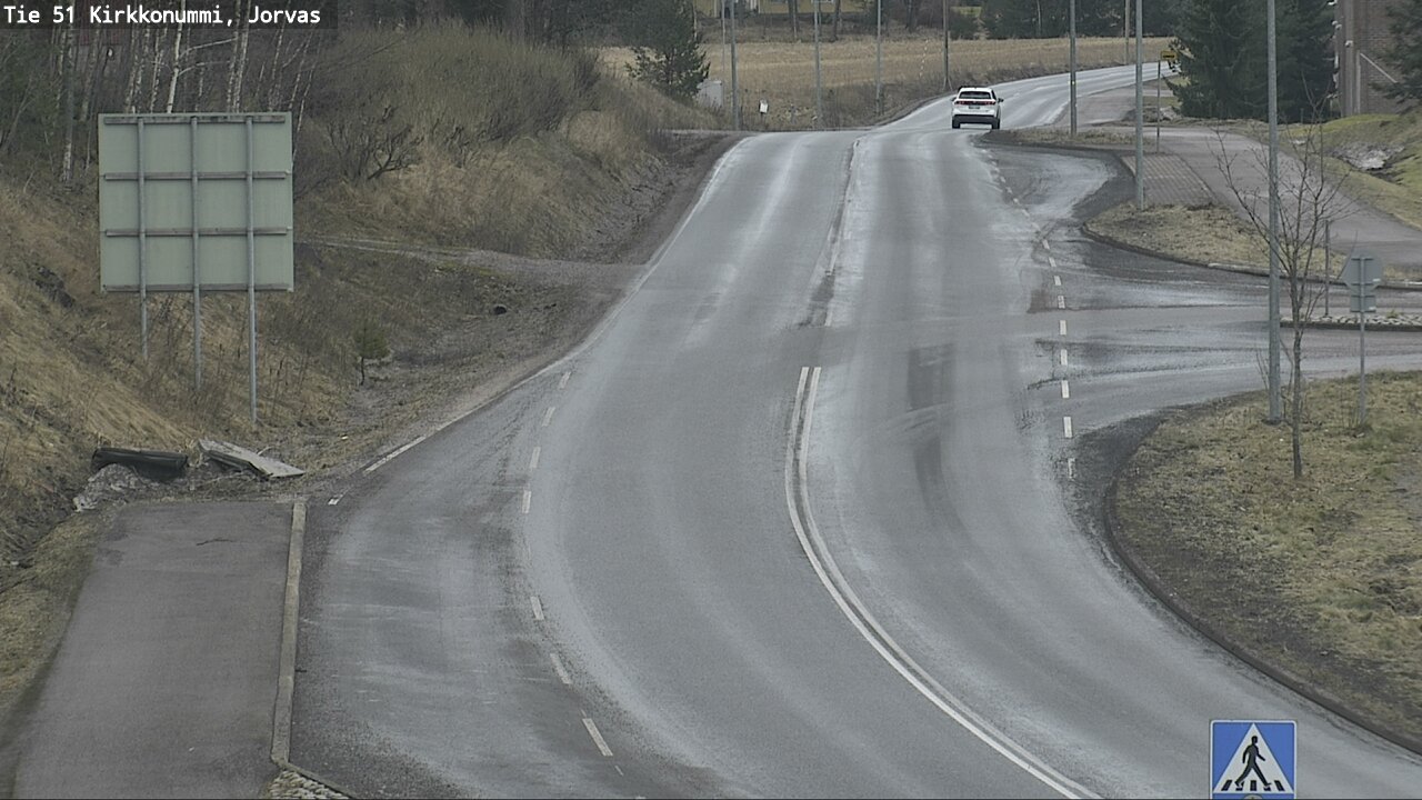 Weather Camera Image Väg 51 Kyrkslätt, Jorvas, Kirkkonummi, Uusimaa