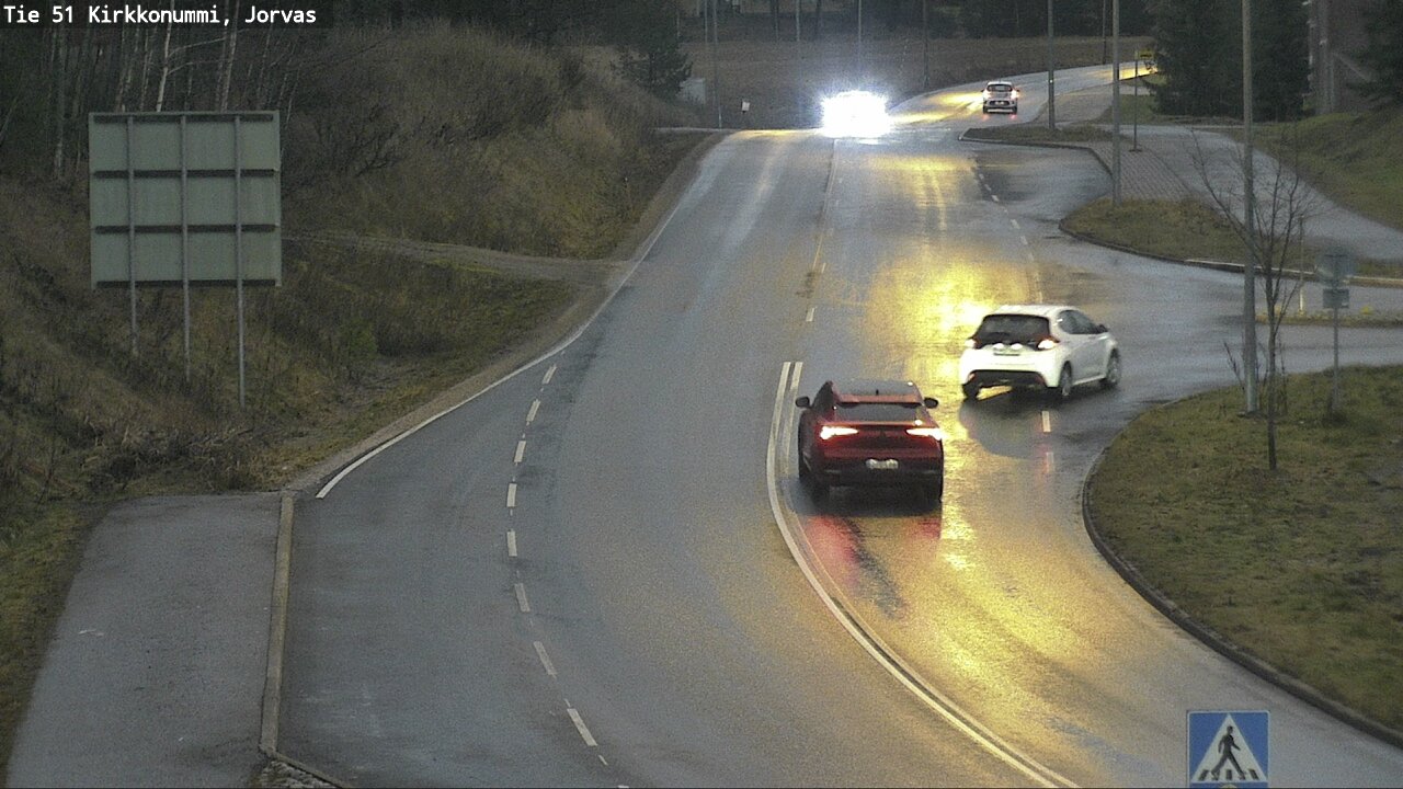 Weather Camera Image Väg 51 Kyrkslätt, Jorvas, Kirkkonummi, Uusimaa