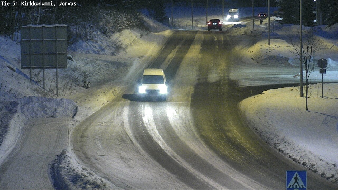 Weather Camera Image Väg 51 Kyrkslätt, Jorvas, Kirkkonummi, Uusimaa