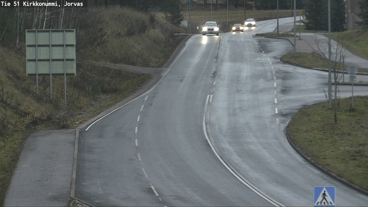 Weather Camera Image Väg 51 Kyrkslätt, Jorvas, Kirkkonummi, Uusimaa