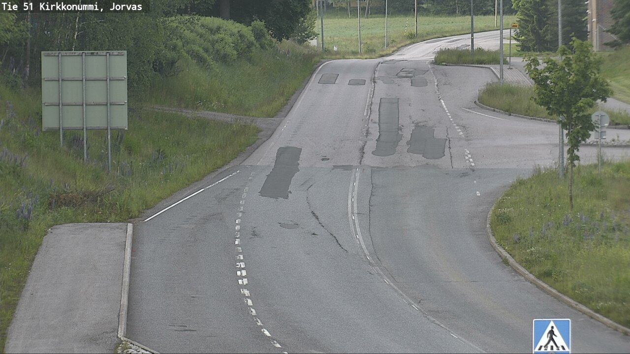 Weather Camera Image Väg 51 Kyrkslätt, Jorvas, Kirkkonummi, Uusimaa