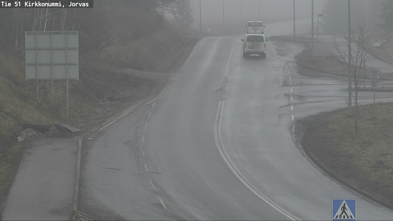 Weather Camera Image Väg 51 Kyrkslätt, Jorvas, Kirkkonummi, Uusimaa