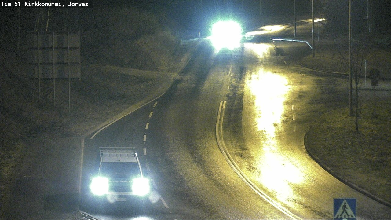 Weather Camera Image Väg 51 Kyrkslätt, Jorvas, Kirkkonummi, Uusimaa