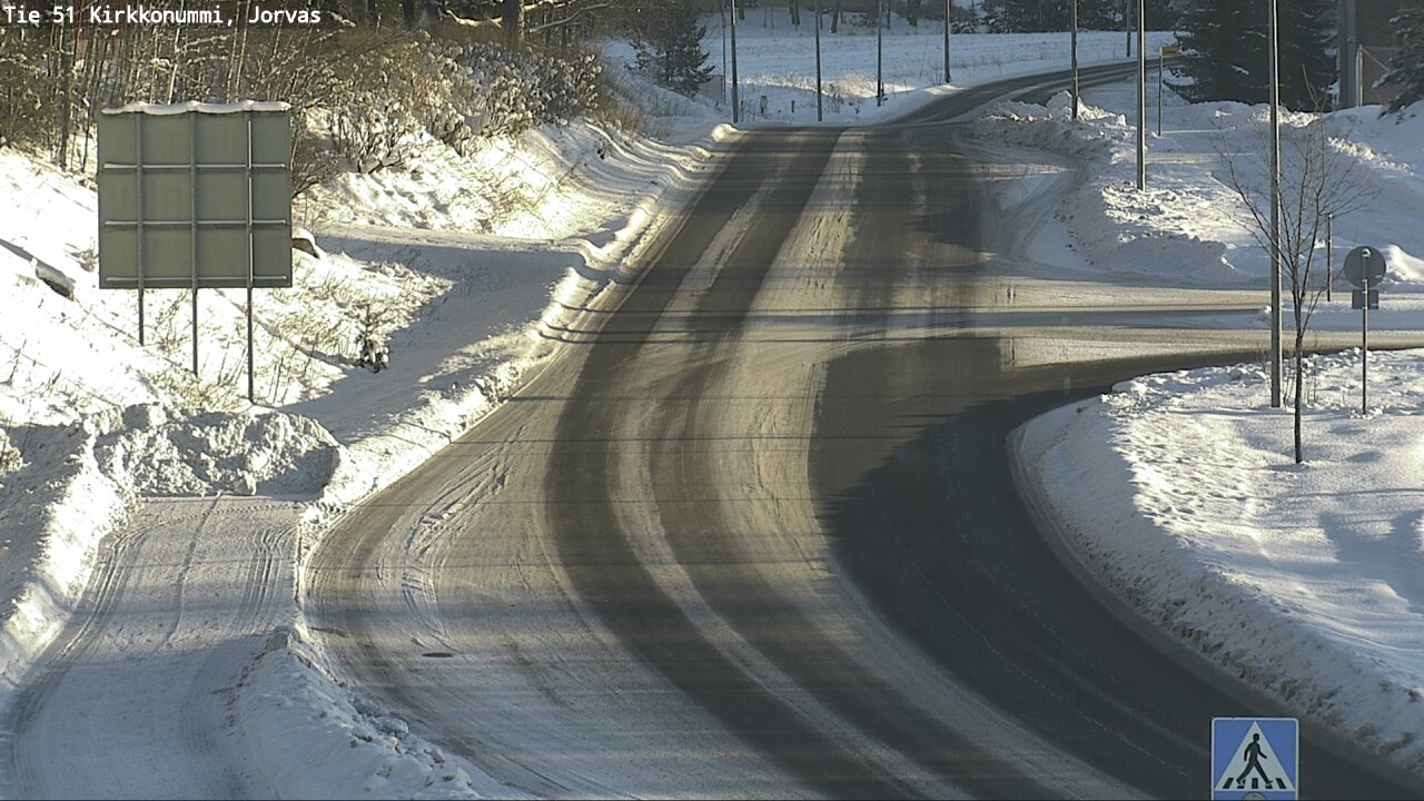Weather Camera Image Väg 51 Kyrkslätt, Jorvas, Kirkkonummi, Uusimaa