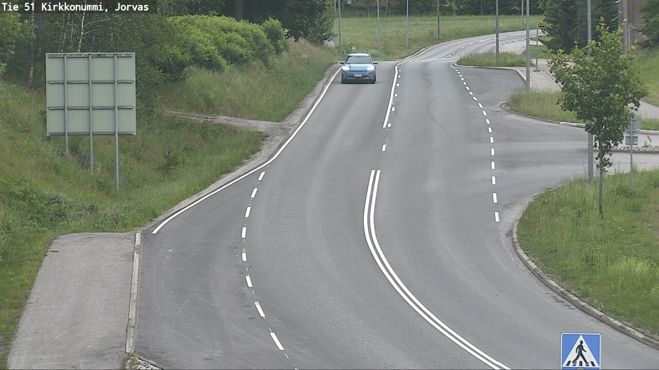 Weather Camera Image Väg 51 Kyrkslätt, Jorvas, Kirkkonummi, Uusimaa