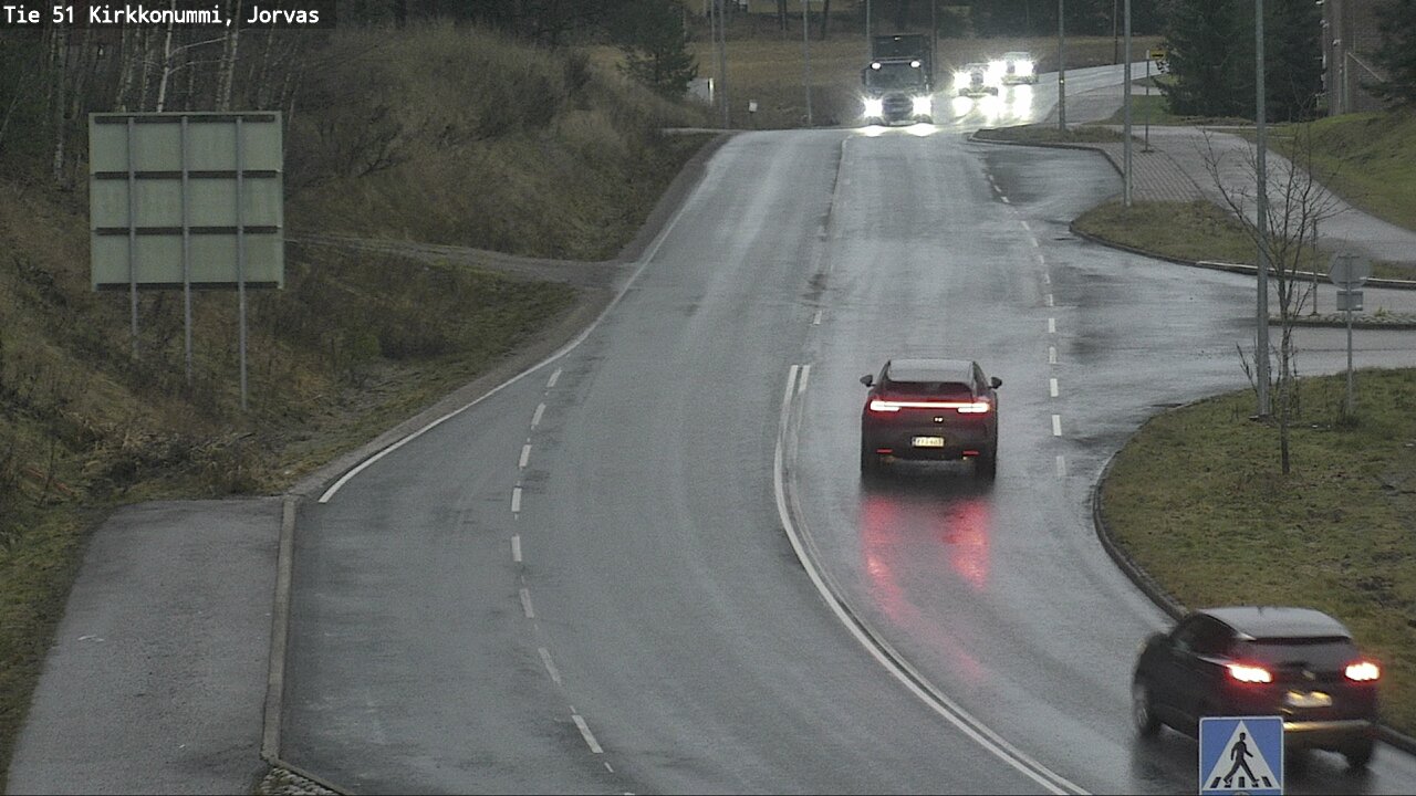 Weather Camera Image Väg 51 Kyrkslätt, Jorvas, Kirkkonummi, Uusimaa
