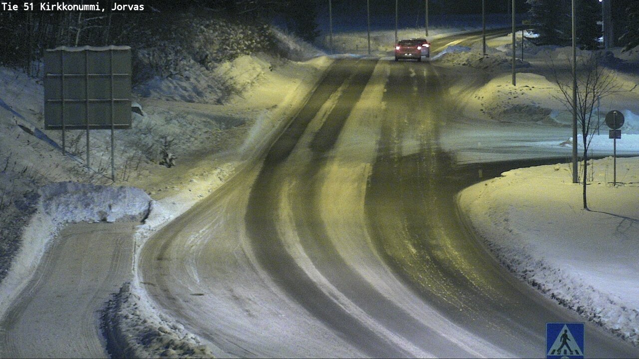 Weather Camera Image Väg 51 Kyrkslätt, Jorvas, Kirkkonummi, Uusimaa
