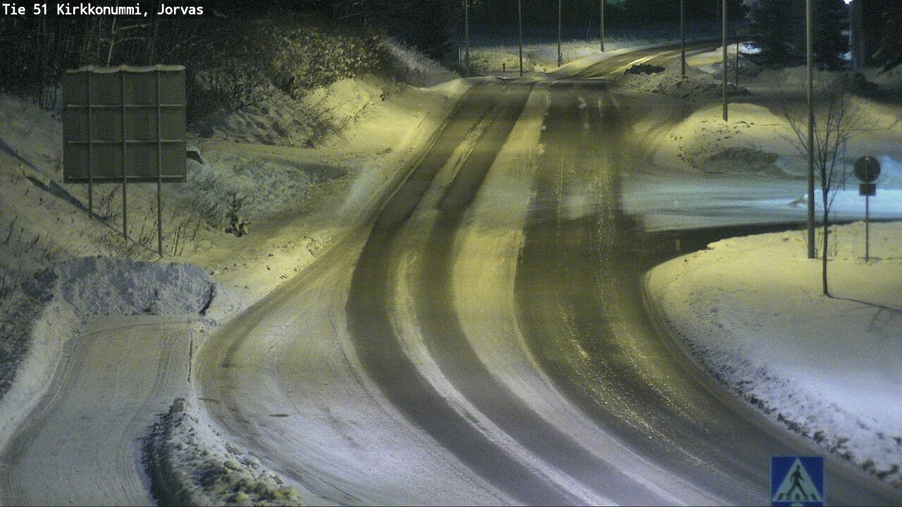 Weather Camera Image Väg 51 Kyrkslätt, Jorvas, Kirkkonummi, Uusimaa