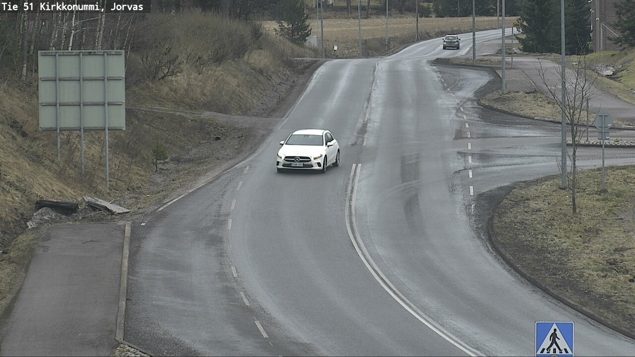 Weather Camera Image Väg 51 Kyrkslätt, Jorvas, Kirkkonummi, Uusimaa