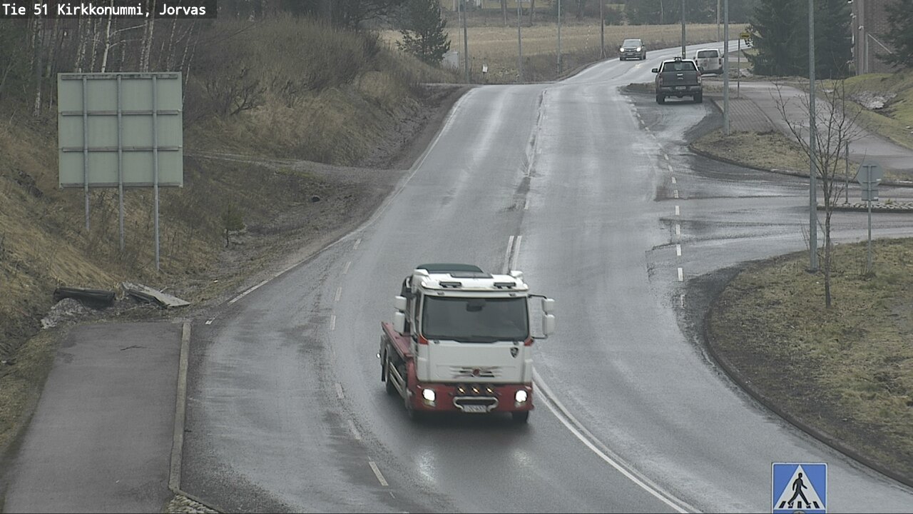 Weather Camera Image Väg 51 Kyrkslätt, Jorvas, Kirkkonummi, Uusimaa