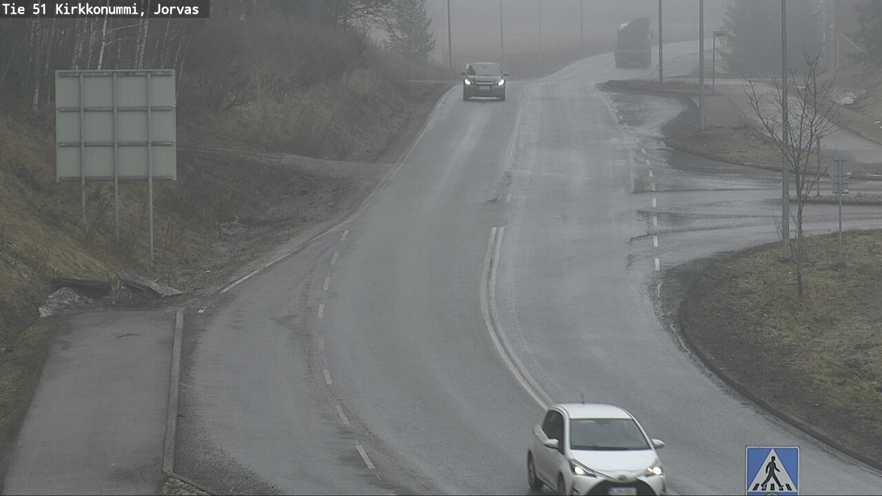 Weather Camera Image Väg 51 Kyrkslätt, Jorvas, Kirkkonummi, Uusimaa