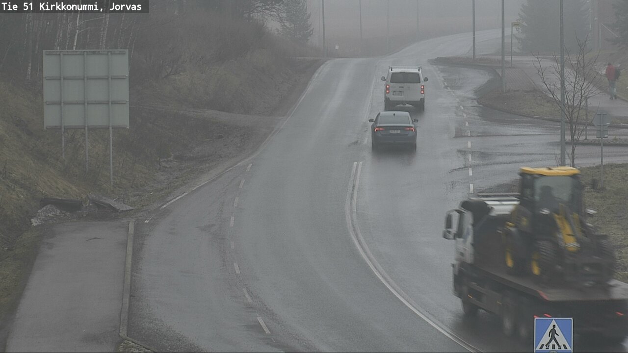 Weather Camera Image Väg 51 Kyrkslätt, Jorvas, Kirkkonummi, Uusimaa