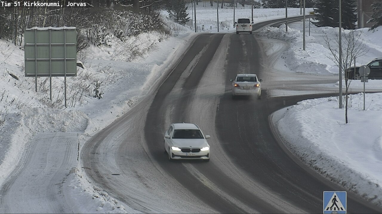 Weather Camera Image Väg 51 Kyrkslätt, Jorvas, Kirkkonummi, Uusimaa