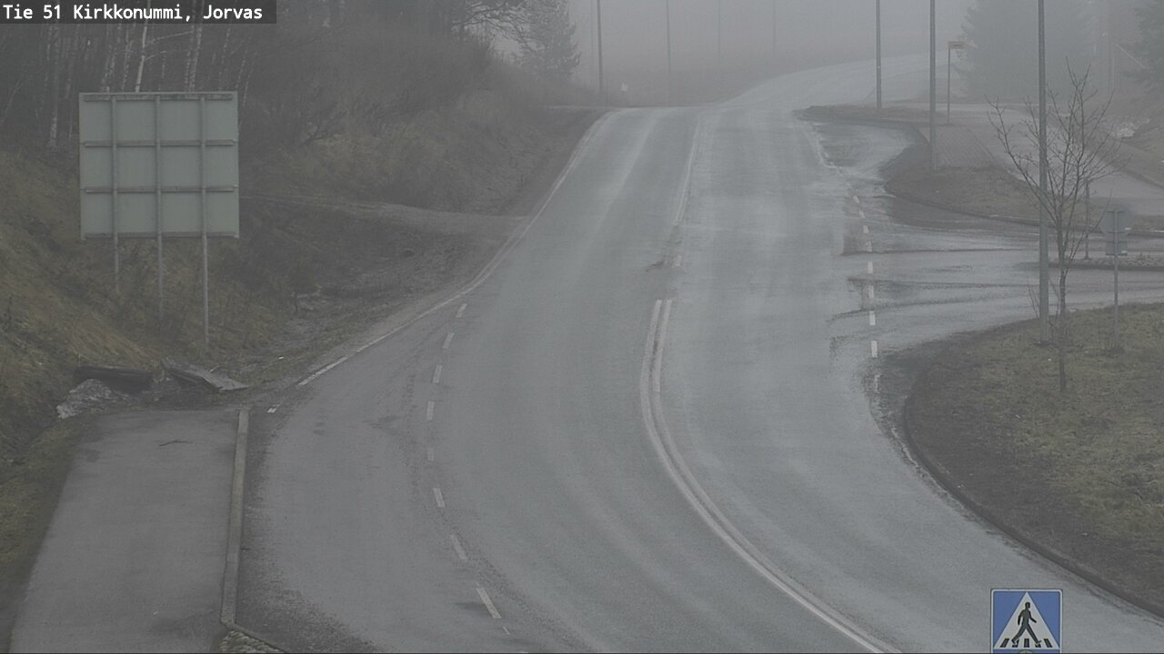 Weather Camera Image Väg 51 Kyrkslätt, Jorvas, Kirkkonummi, Uusimaa
