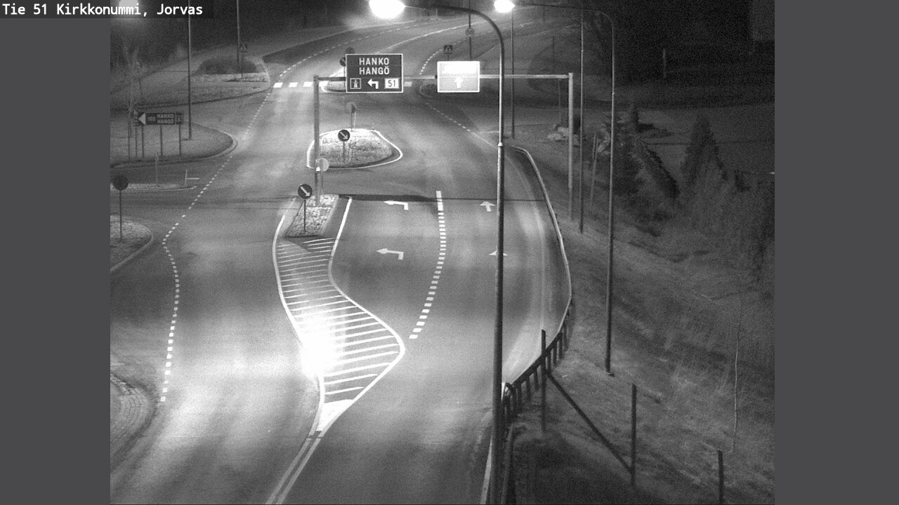 Weather Camera Image Road 51 Kirkkonummi, Jorvas, Kirkkonummi, Uusimaa