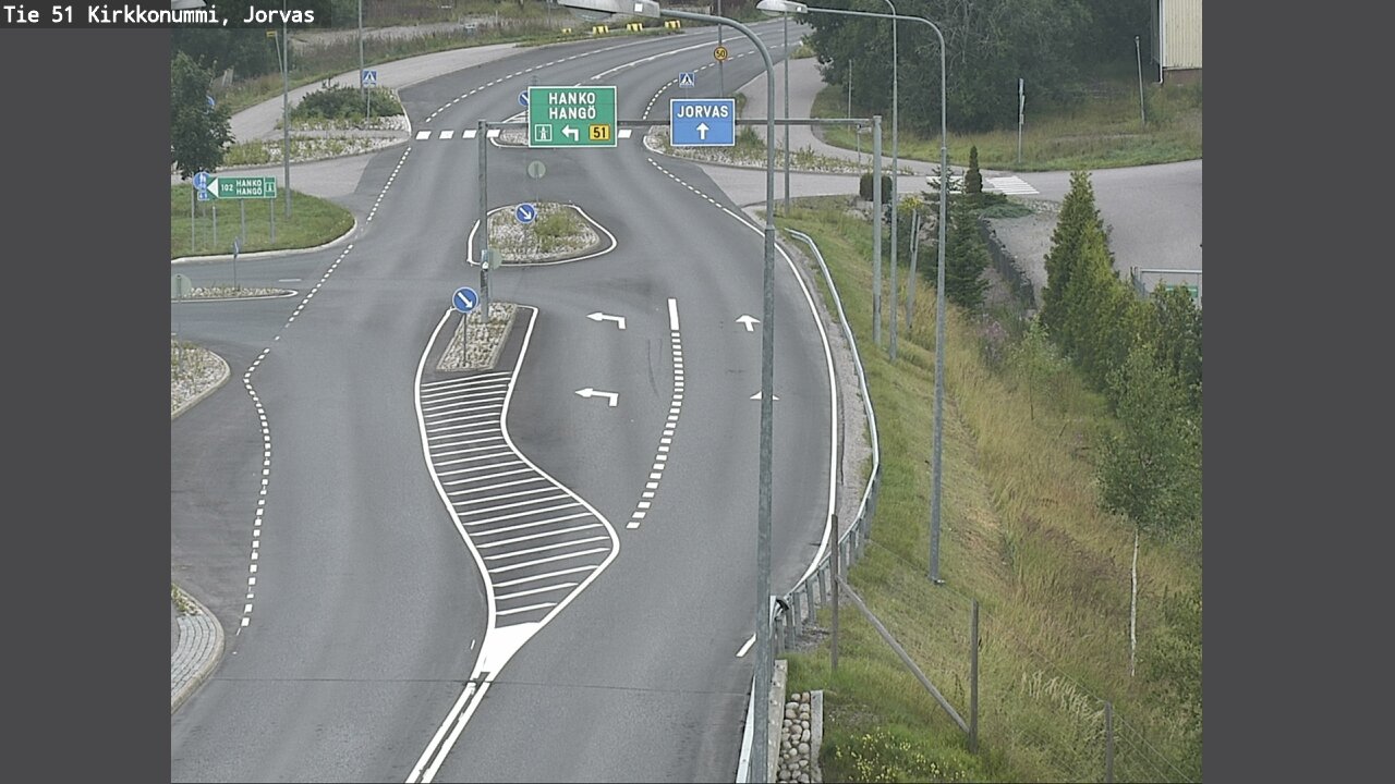 Weather Camera Image Road 51 Kirkkonummi, Jorvas, Kirkkonummi, Uusimaa