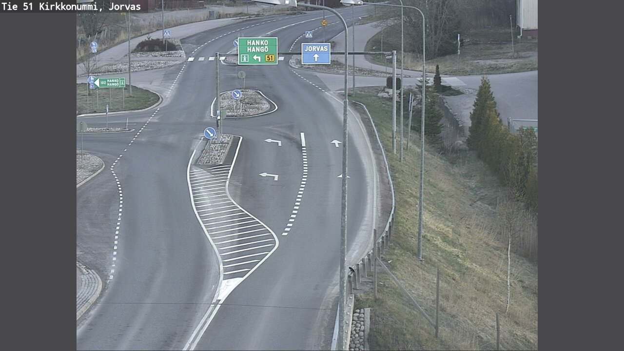 Weather Camera Image Road 51 Kirkkonummi, Jorvas, Kirkkonummi, Uusimaa
